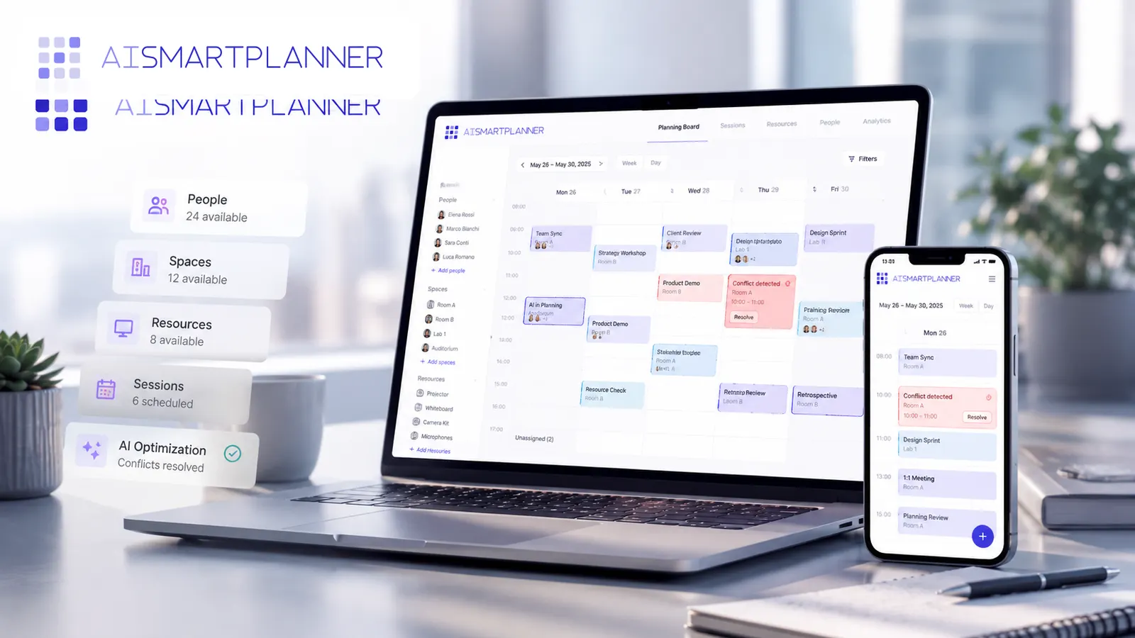 Imagen generada con IA: AISmartPlanner